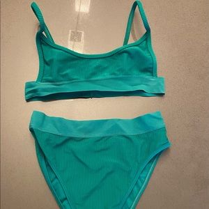 Frankie’s Bikini’s two piece green bikini set